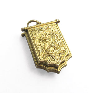 Four-frame Gold Victorian Locket