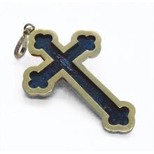 Load image into Gallery viewer, 18 Ct Gold &amp; Silver Italian Cross