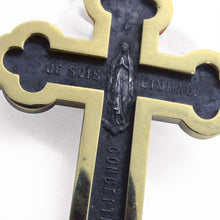 Load image into Gallery viewer, 18 Ct Gold &amp; Silver Italian Cross